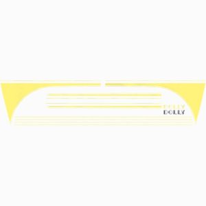 Stickerset Dolly - Blauw/Beige - 2CV