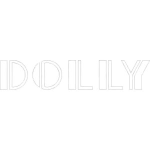 Logo Sticker Dolly - Wit - 2CV6