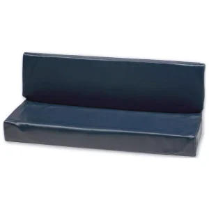 Bekleding stoel achter Méhari bleu abyss