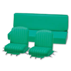 Bekledingsset 3 delen stoel Méhari (2voor, 1 achter) vert lagon