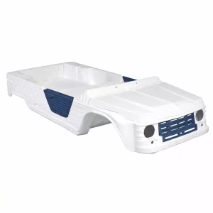 Nieuw model Méhari carrosserie zonder vinnen, dashboard, oud model, 4 zitplaatsen - ASA Azur