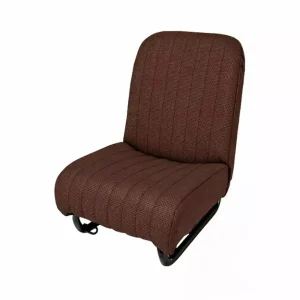 Méhari voorstoelbekleding - chocoladekleurig, ademend kunstleer