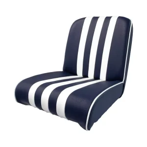 Méhari voorstoelbekleding - blauw/wit