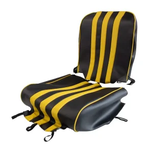 Méhari voorstoelbekleding - zwart/geel