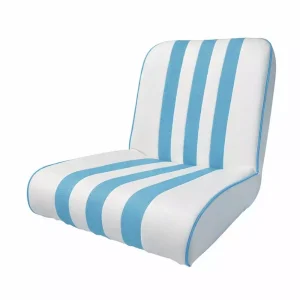 Bekleding voorstoel Méhari - Calanque wit/blauw