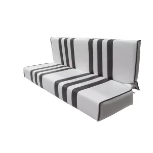 Méhari achterbankbekleding - wit/grijs