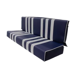 Méhari achterbankbekleding - blauw/wit